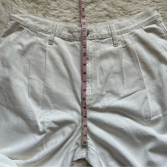 Madewell Jeans The Harlow Wide-Leg Baggy Straight in Tile White 33 NWT New - Picture 10 of 14